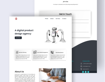 Landing Page Digital Agency